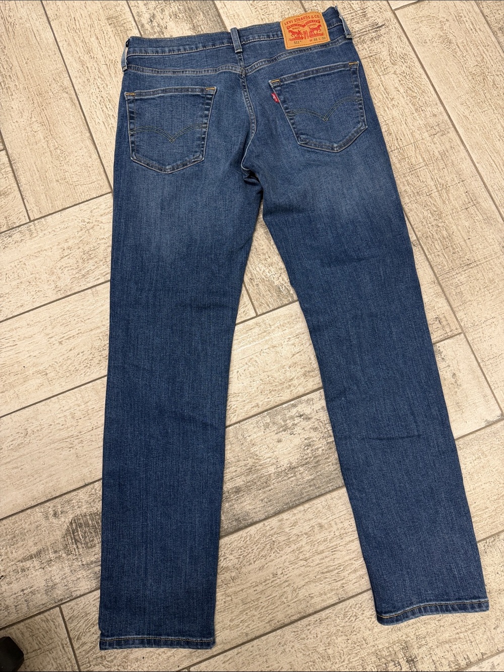 Levi's 511 Slim Straight Jeans - Blue - Picture 4 of 4